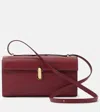 Savette Symmetry 26 Leather Crossbody Bag In Burgundy