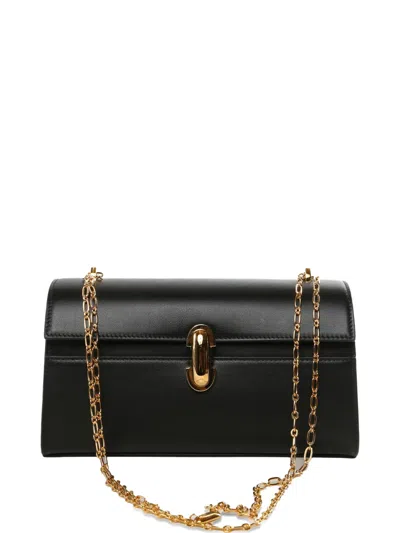 Savette Symmetry Chain-strap Shoulder Bag In Black