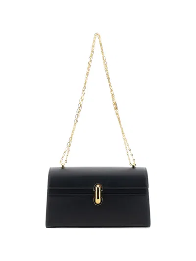 Savette Symmetry Chain-strap Shoulder Bag In Black