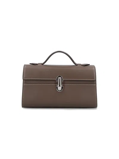 Savette Symmetry Clutch In Brown