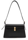 Savette Symmetry Leather Shoulder Bag In Black