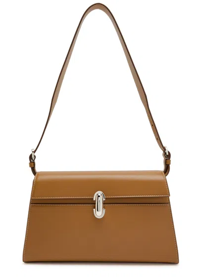 Savette Symmetry Leather Shoulder Bag In Red