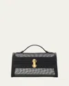 Savette Symmetry Mesh Pochette Bag In 001 Black