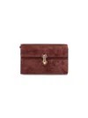 Savette Symmetry Mini Crossbody Bag In Brown
