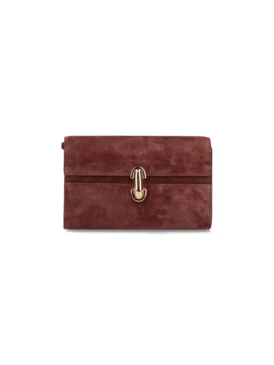 Savette 'symmetry' Mini Crossbody Bag In Brown