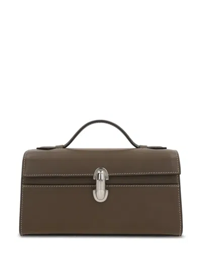 Savette "symmetry Pochette" In Smooth Calf Leather