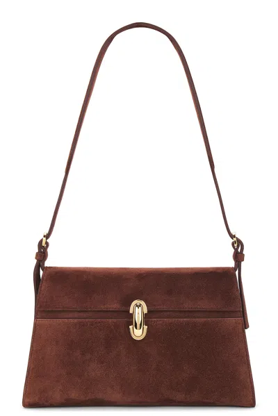 Savette Symmetry Shoulder Bag In Brown