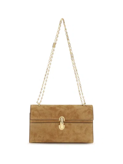 Savette Symmetry Shoulder Bag In Brown