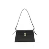Savette Symmetry Leather Shoulder Bag In Black
