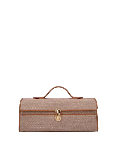 Savette Symmetry Slim Clutch In Brown