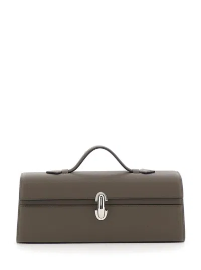 Savette Symmetry Top Handle Bag In Brown