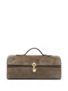 Savette Symmetry Top-handle Clutch Bag In Green