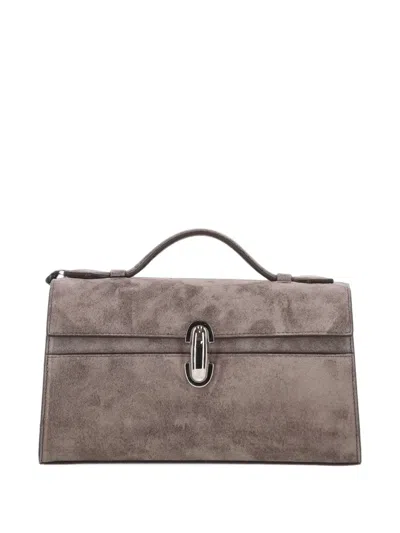Savette Symmetry Tote Bag In Brown