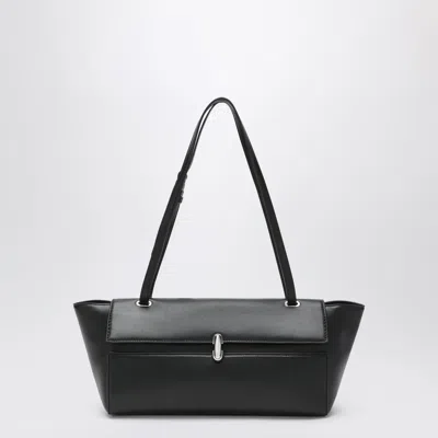 Savette Symmetry Trapeze Bag In Black Leather