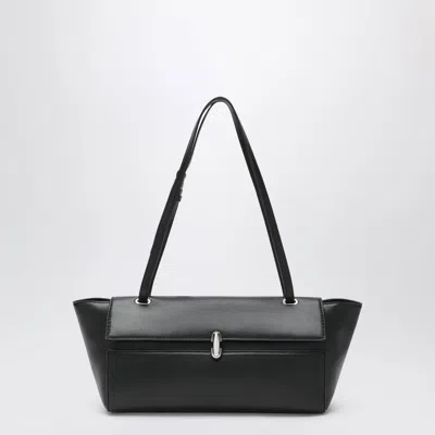 Savette Symmetry Trapeze Bag In Black Leather