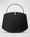 Savette The Florence Leather Top-handle Bag In Black
