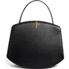 Savette The Florence Leather Top-handle Bag In Black