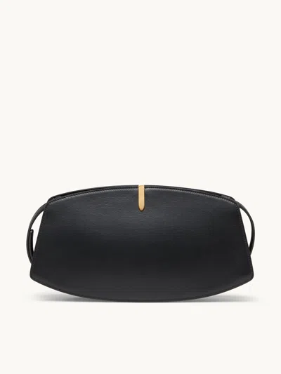 Savette The Florence Shoulder Bag Black In Purple