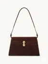 Savette Structured Brown Handbag With Timeless Design In Brown