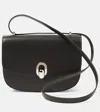 Savette Tondo 22 Leather Shoulder Bag In Black