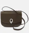 Savette Tondo 22 Leather Shoulder Bag In Green