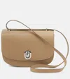 Savette Tondo 22 Leather Shoulder Bag In Grey