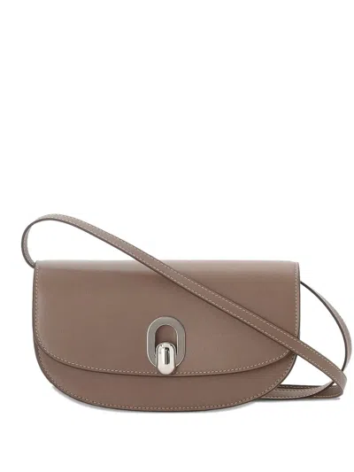 Savette Tondo Crescent Mini Bag In Neutral