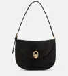 Savette Tondo Small Leather Shoulder Bag In Black