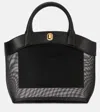 Savette Tondo Small Mesh Tote Bag In Black