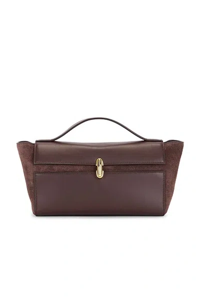 Savette Trapeze Pochette Bag In Coffee