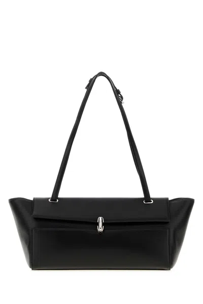 Savette Trapeze Shoulder Bag In Black
