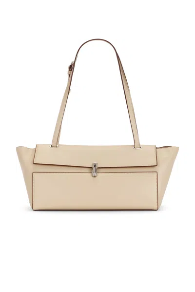 Savette Trapeze Shoulder Bag In Brown