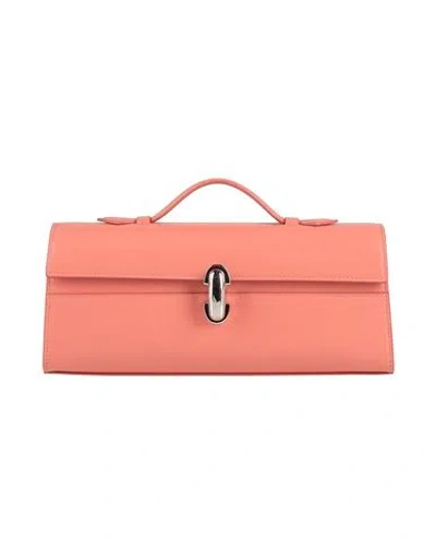 Savette Woman Handbag Salmon Pink Size - Calfskin