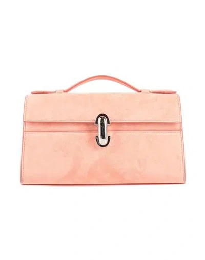Savette Woman Handbag Salmon Pink Size - Calfskin