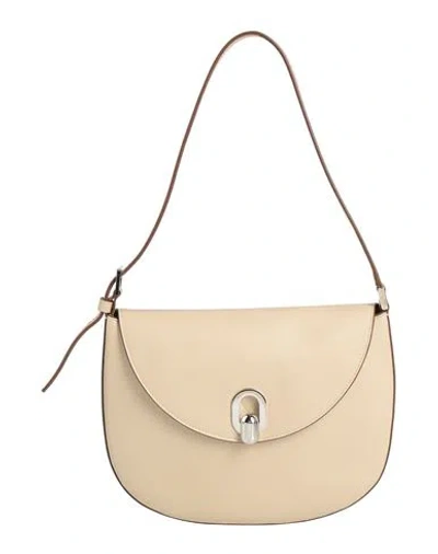 Savette Woman Shoulder Bag Beige Size - Leather In Neutral