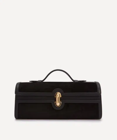 Savette Women's Slim Symmetry Suede Pochette Bag