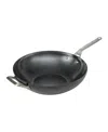 Saveur Selects Carbon Steel 14" Wok In Nitri-black