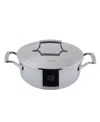 Saveur Selects Voyage Series Tri-ply Stainless Steel 4-qt. Chef's Pan In Silver