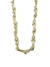 Saviene Women's 18k Goldplated & Crystal Twist Knot Collar Necklace In Brass
