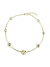 Saviene Women's Aerosphere Synthetic Station Necklace In Yellow Goldtone