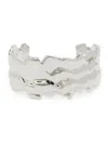 Saviene Women's Gold-plated & Cubic Zirconia Cuff Bracelet In Silver