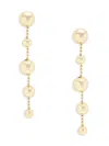 Saviene Women's  Bead Chain Linear Earring In Gold