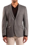 Savile Row Co Brown Solid Sport Coat In Brown