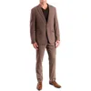 Savile Row Co Donegal Twist Suit In Brown