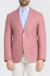 Savile Row Co Gantona Textured Notch Lapel Sport Coat