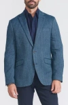Savile Row Co Herringbone Sport Coat In Blue