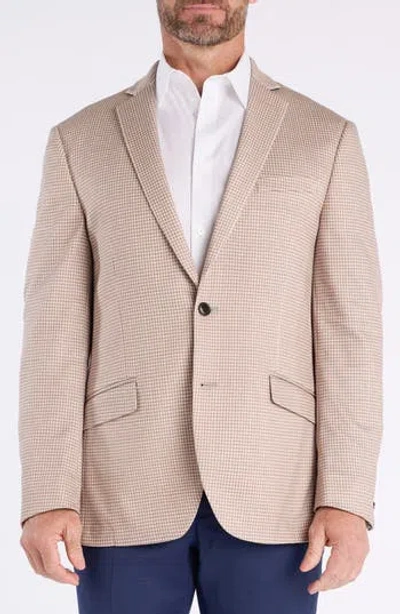 Savile Row Co Houndstooth Sport Coat In Brown