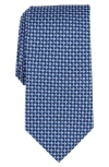Savile Row Co Laveres Mini Dot Tie In Navy