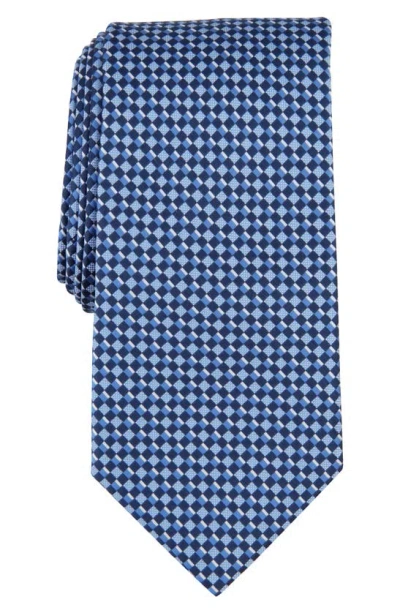 Savile Row Co Laveres Mini Dot Tie In Blue