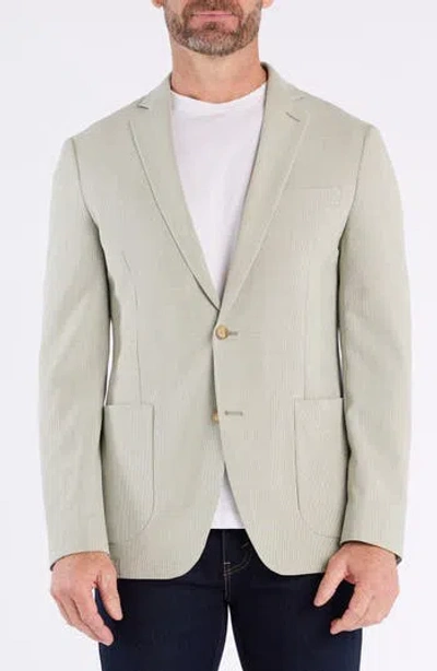 Savile Row Co Micro Check Sport Coat In Green